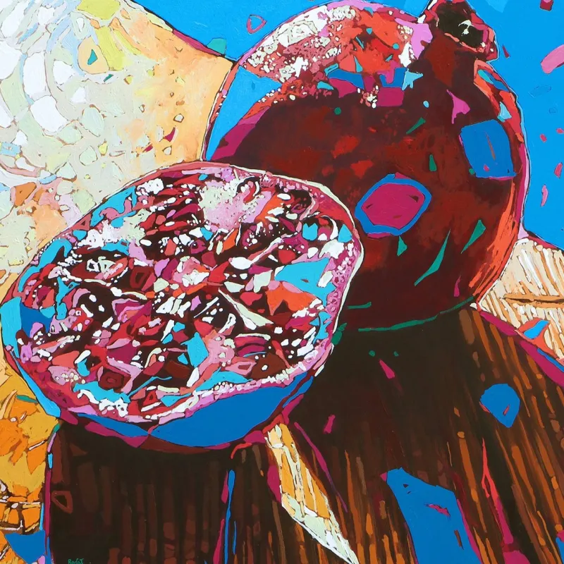 Online Pamono Rafal Gadowski, Pomegranates 11, 2024, Oil on Canvas