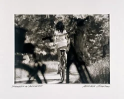 Clearance Pamono Raffaele Celentano, Monella on a Bicycle, Fine Art Photograph