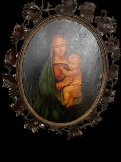 Pamono Raphael Grand Dukes Maddona, 1800s, Oil><noscript><img width=
