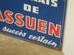 Pamono Rassuen License Plate, France, 1950><noscript><img width=