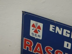 Pamono Rassuen License Plate, France, 1950><noscript><img width=