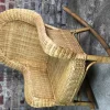 Pamono Rattan & Bamboo Rocking Chair, 1980> Rocking Chairs