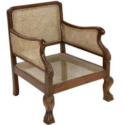 Pamono Rattan Bench & Armchairs, Set of 3><noscript><img width=