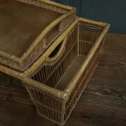 New Pamono Rattan Breakfast Tray, 1960s