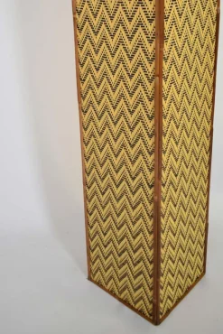 Pamono Rattan Columns, 1970s, Set of 2><noscript><img width=