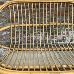 Pamono Rattan Garden Furniture, 1960s, Set of 4><noscript><img width=