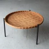 Pamono Rattan Magazine Tray Table
