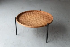 Pamono Rattan Magazine Tray Table