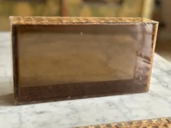 Sale Pamono Rattan-Effect Acrylic Box, 1970s