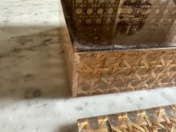Sale Pamono Rattan-Effect Acrylic Box, 1970s