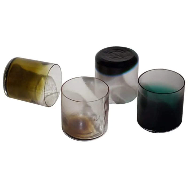 Pamono Raw Forrest Glassware by Milena Kling, Set of 4> Tabletop|Glassware