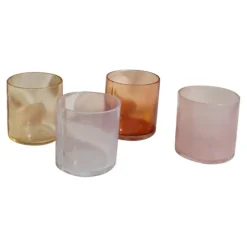 Pamono Raw Sunrise Glassware by Milena Kling, Set of 4