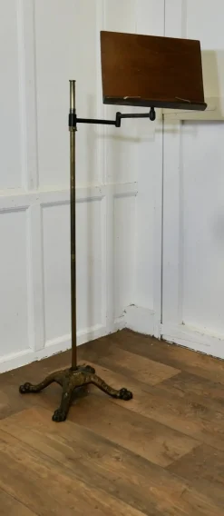 Pamono Reading or Music Stand from Harrods, 1930s><noscript><img width=