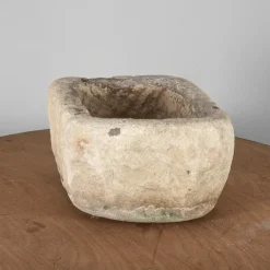 Pamono Rectangular Carved Stone Garden Planter><noscript><img width=