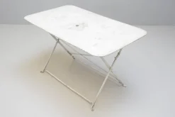 Online Pamono Rectangular Folding Garden Table, 1930s