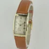 Pamono Rectangular Gold Case Watch from Omega, 1940s> Watches