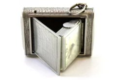 Pamono Rectangular Shaped Hand-Wound Pocket Watch with Side-Press Opening Lid><noscript><img width=