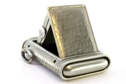 Pamono Rectangular Shaped Hand-Wound Pocket Watch with Side-Press Opening Lid><noscript><img width=