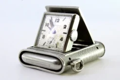 Pamono Rectangular Shaped Hand-Wound Pocket Watch with Side-Press Opening Lid><noscript><img width=