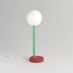 Best Pamono Red and Green Off Center Desk Light by Atelier Areti
