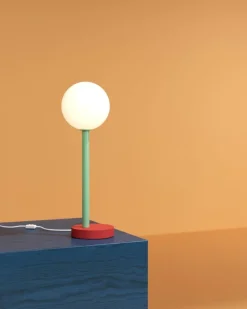 Best Pamono Red and Green Off Center Desk Light by Atelier Areti