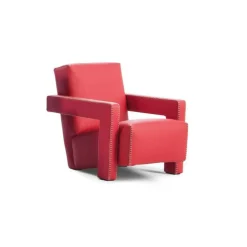 Pamono Red Baby Utrech Armchair by Gerrit Thomas Rietveld for Cassina> Seating