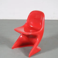 Pamono Red Casalino Children's Chair by Alexander Begge for Casala, Germany, 2000s> Children's Chairs