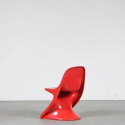Pamono Red Casalino Children's Chair by Alexander Begge for Casala, Germany, 2000s><noscript><img width=