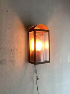 Online Pamono Red Copper Garden Lamps, 1990s, Set of 2