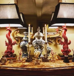 Pamono Red Dragon Lamp by Isander Borges><noscript><img width=