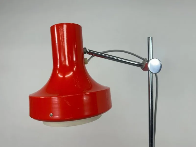 Pamono Red Floor Lamp by Josef Hurka for Napako, 1970s> Floor Lamps