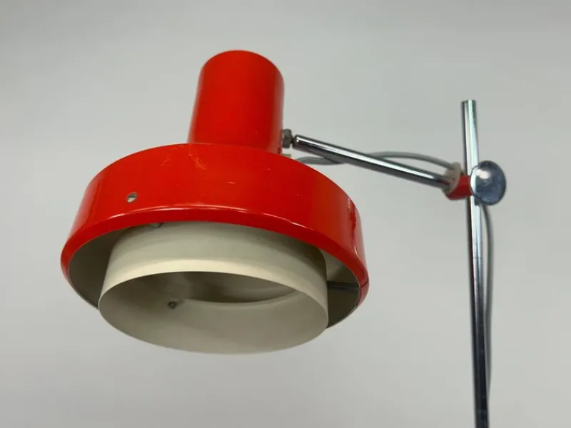 Pamono Red Floor Lamp by Josef Hurka for Napako, 1970s> Floor Lamps
