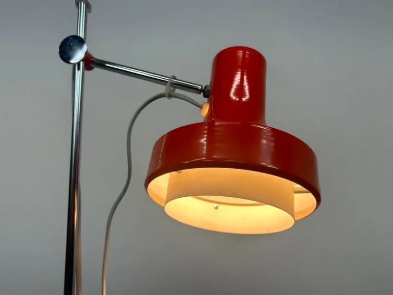 Pamono Red Floor Lamp by Josef Hurka for Napako, 1970s> Floor Lamps