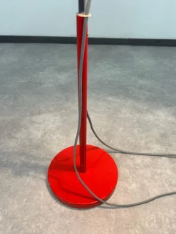 Pamono Red Floor Lamp by Josef Hurka for Napako, 1970s><noscript><img width=