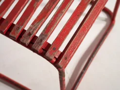 Pamono Red Garden Chairs, 1920s, Set of 4><noscript><img width=