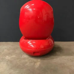 Pamono Red Garden Egg Chair by Peter Ghyczy for Ghyczy Design, 1960s><noscript><img width=