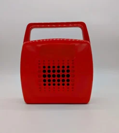 Pamono Red Penny Record Player by Mario Bellini for MusicalNastro. Italy, 1980s><noscript><img width=