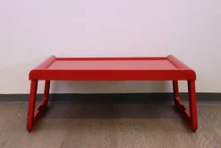 New Pamono Red Pepito Tray Table by Luigi Massoni for Guzzini, 1960s
