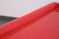 New Pamono Red Pepito Tray Table by Luigi Massoni for Guzzini, 1960s