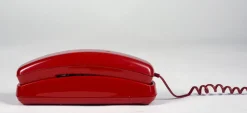 Hot Pamono Red Plastic Telephone from CAT, Italy, 1980s