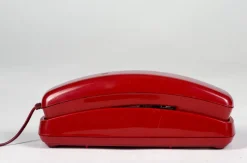 Hot Pamono Red Plastic Telephone from CAT, Italy, 1980s