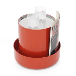 New Pamono Red Side Table by Studio OPI for Cini and Nils, 1970s