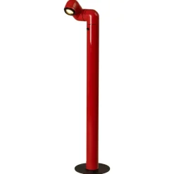Pamono Red Tatu Floor Lamp by André Ricard> Floor Lamps