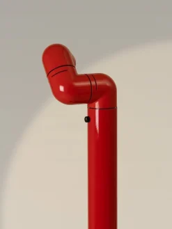 Pamono Red Tatu Floor Lamp by André Ricard><noscript><img width=