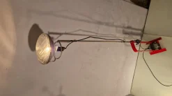 Outlet Pamono Red Toio Floor Lamp by Achille and Pier Giacomo Castiglioni for Flos, 1980s