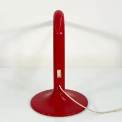 Pamono Red Tube Table Lamp by Anders Pehrson for Ateljé Lyktan, 1970s><noscript><img width=