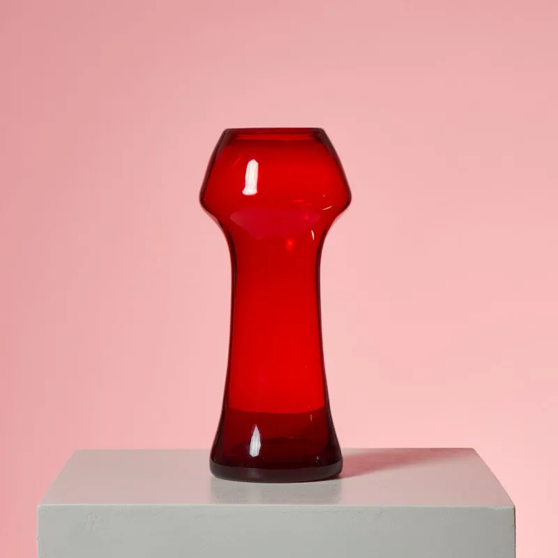 Pamono Red Vase by Zbigniew Horbowy, 1970s> Vases