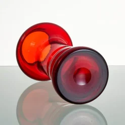 Pamono Red Vase by Zbigniew Horbowy, 1970s><noscript><img width=