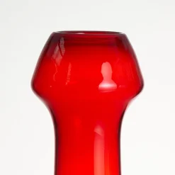Pamono Red Vase by Zbigniew Horbowy, 1970s><noscript><img width=