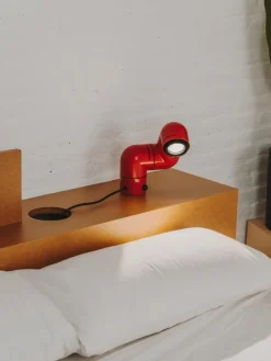 Online Pamono Red Wall Lamp by André Ricard